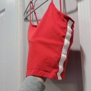 Forever 21 Striped Cropped Tank Top